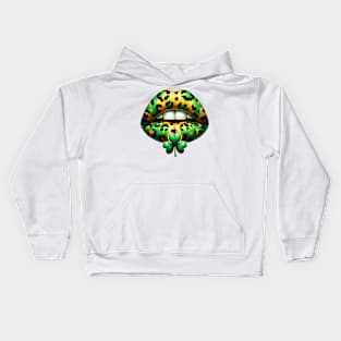 St Patrick Lips Kids Hoodie